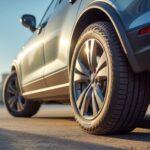 Asymetryczne opony auta