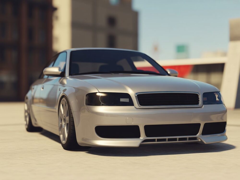 Audi B6 A4 z body kitem