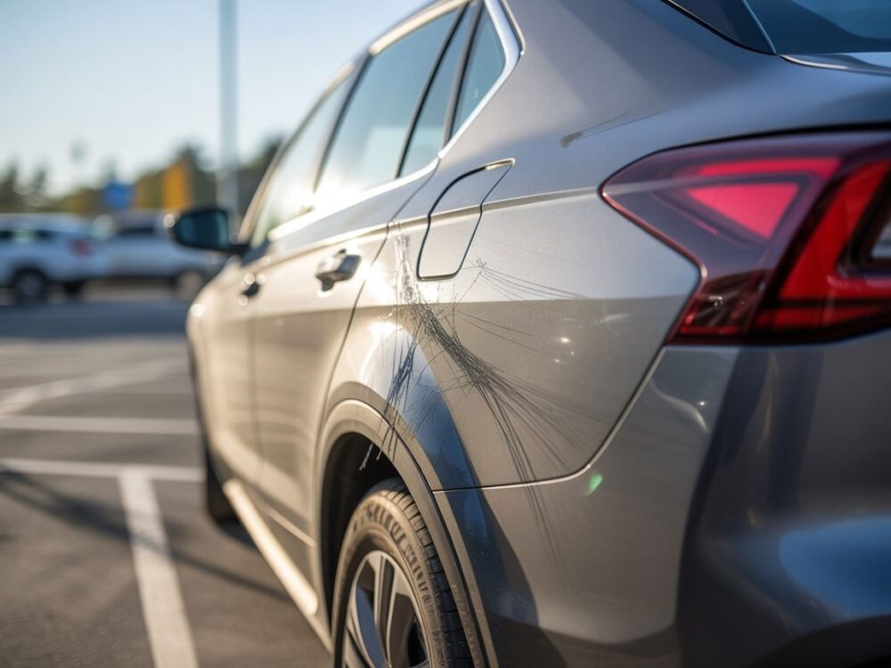 Auto ucieka po zdarzeniu