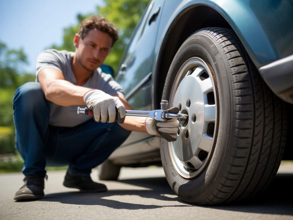 Bezpieczne podniesienie samochodu