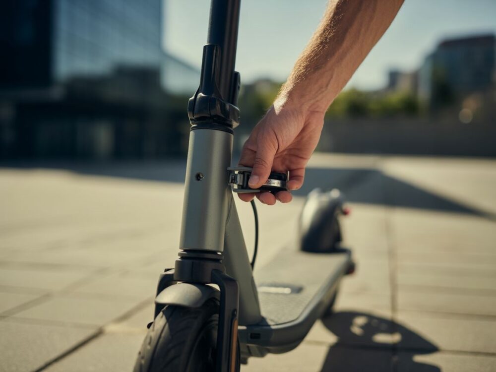 Blokada skutera elektrycznego