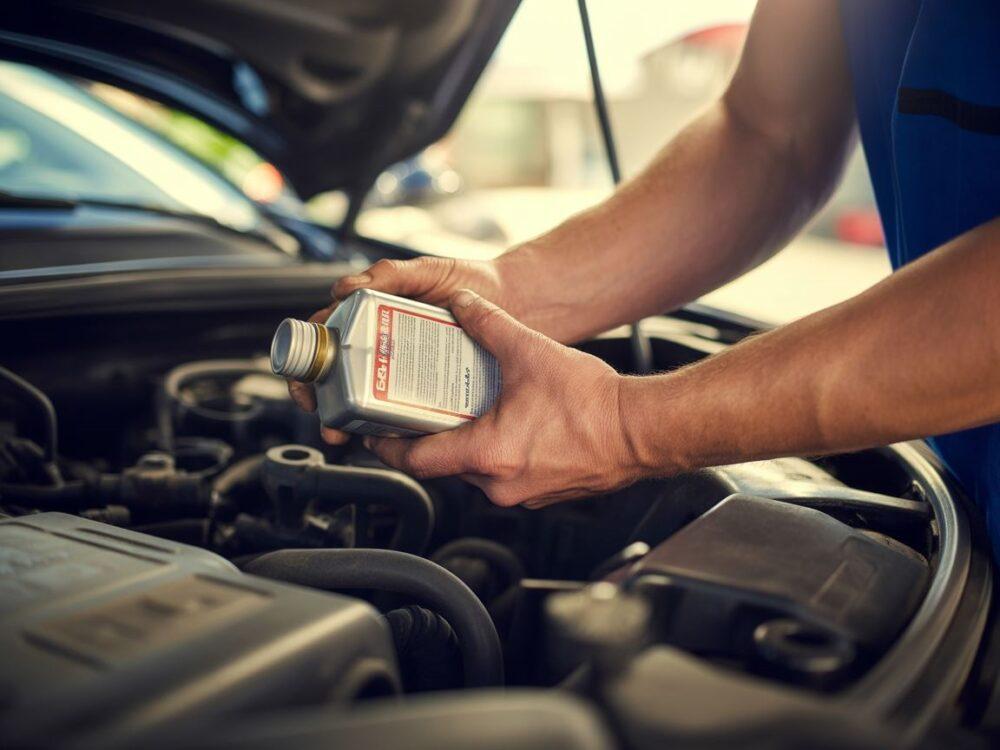 Czyste wnętrze silnika