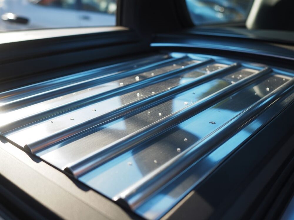 Czyszczenie prowadnic dachu