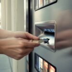 Detal maszyny sprzedającej