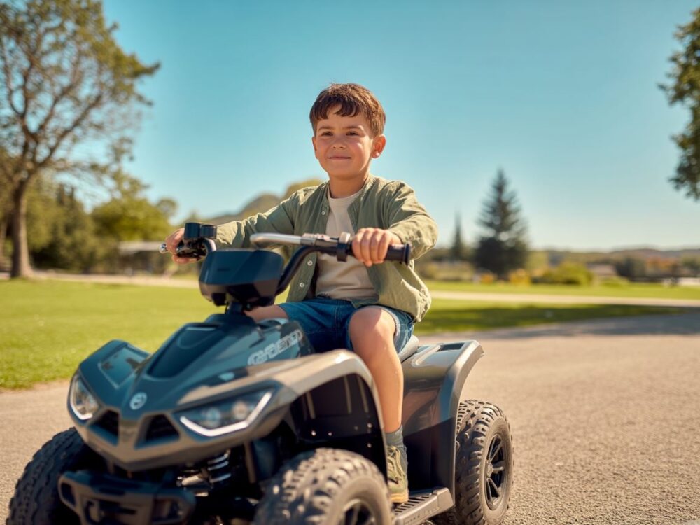 Dziecko na quadzie
