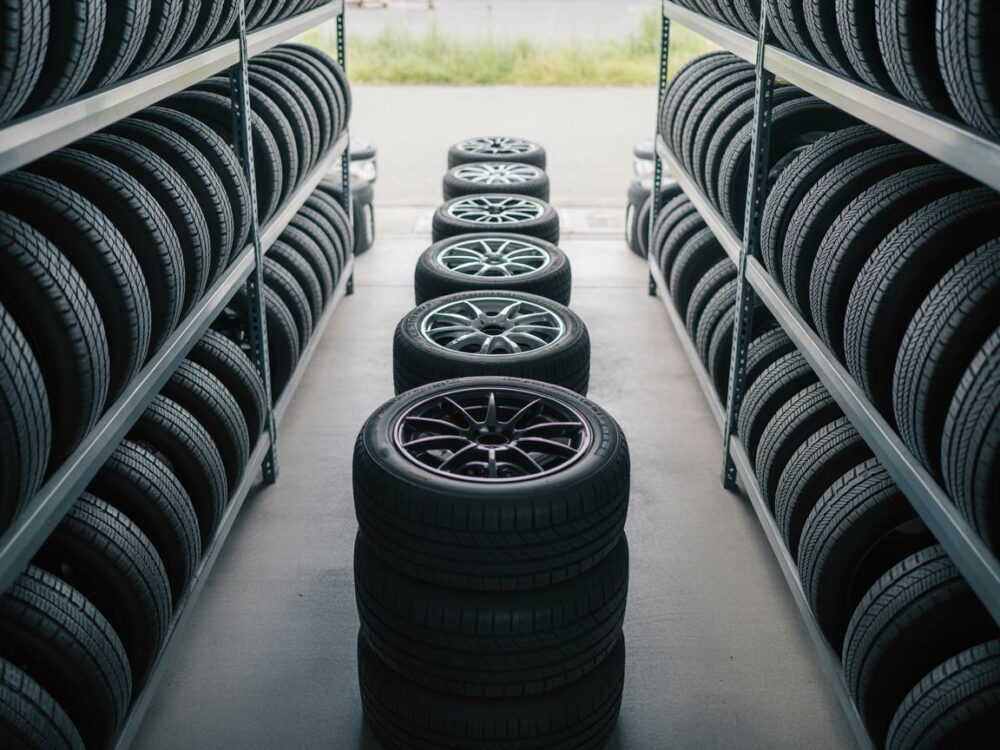 Garażowe regały na koła