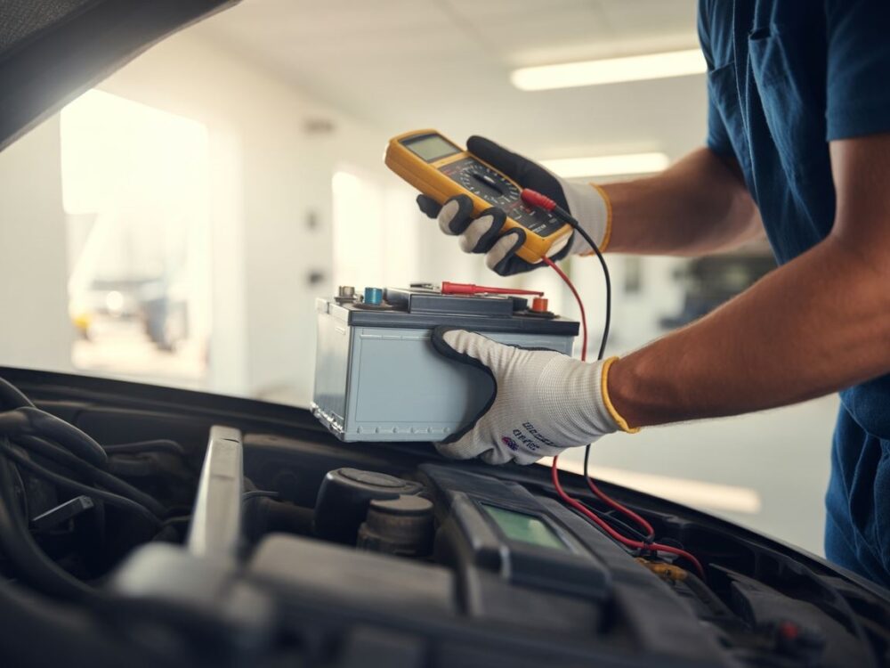 Hydrometr w akumulatorze