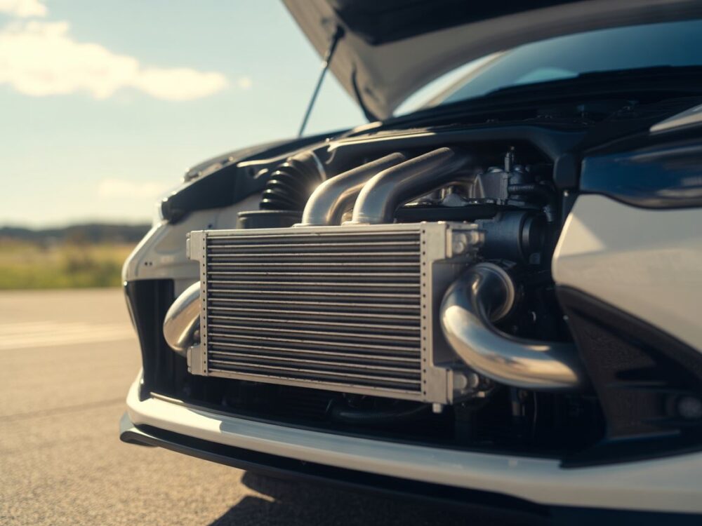 Intercooler w samochodzie