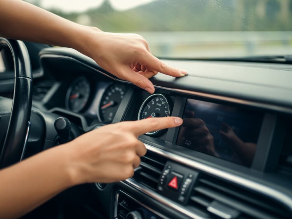 Licznik kilometrów auta