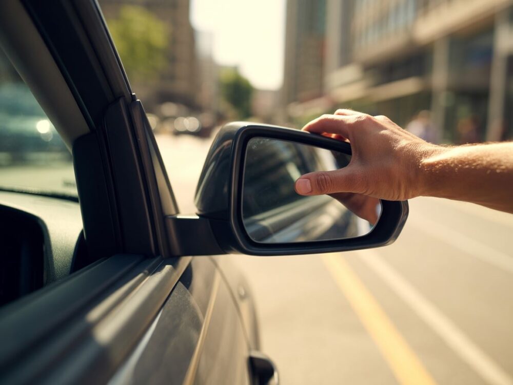 Lusterko wsteczne samochodu