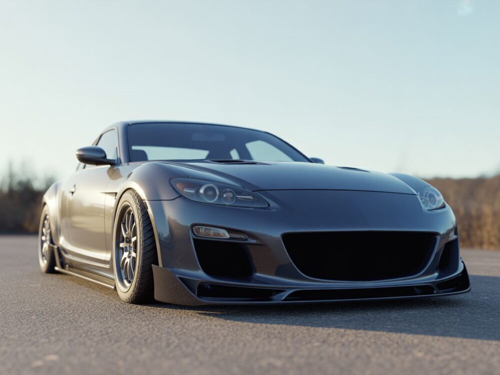 Mazda RX8 z body kitem