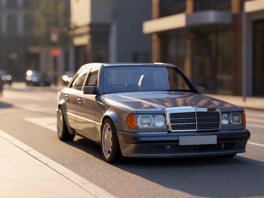 Mercedes W124 z body kitem