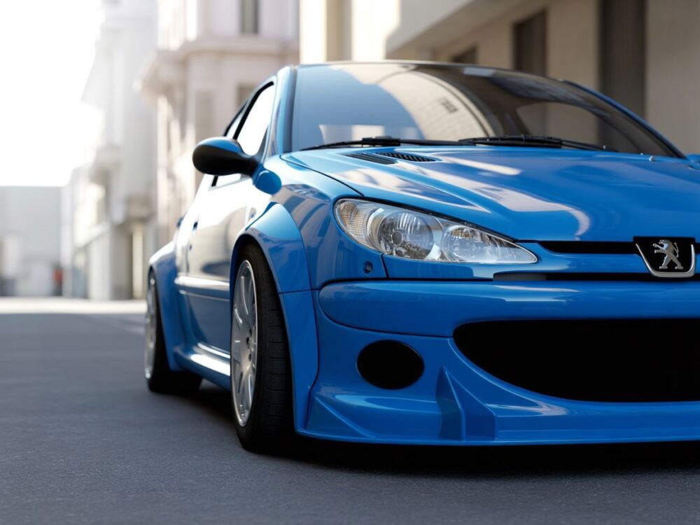 Modyfikowany Peugeot 206