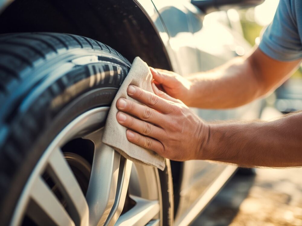 Nabłyszczone gumowe powierzchnie