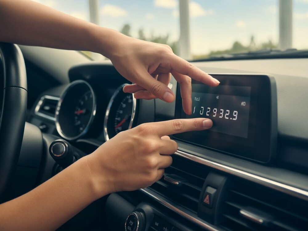 Odczyt licznika pojazdu