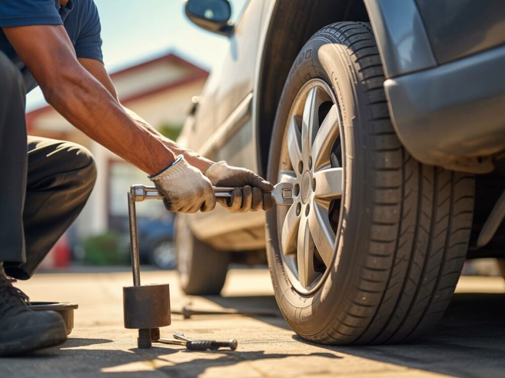 Opony samochodowe – warsztat