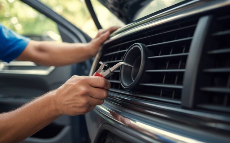 Panel sterowania nawiewami