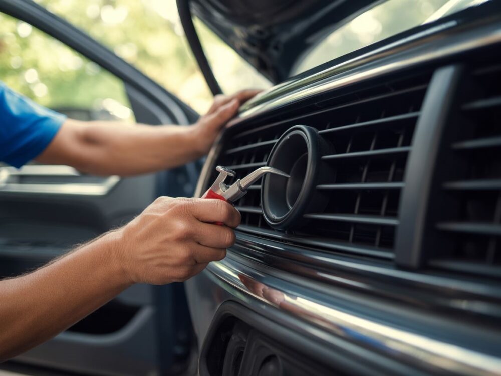 Panel sterowania nawiewami