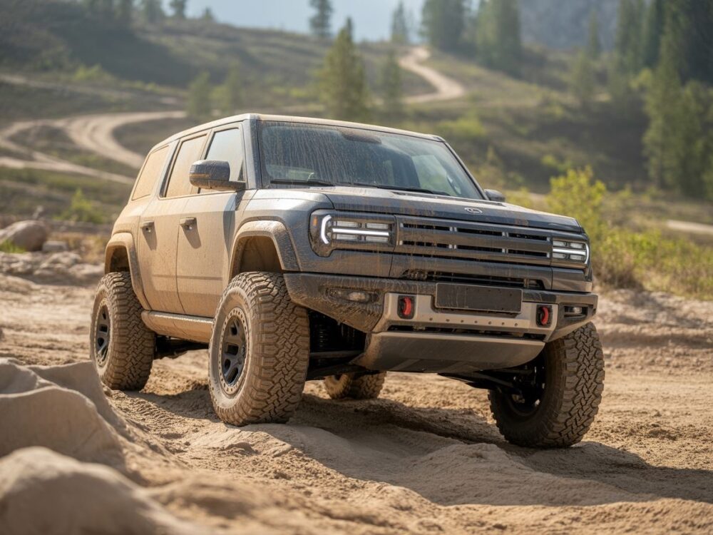 Pojazd z wysokim zawieszeniem