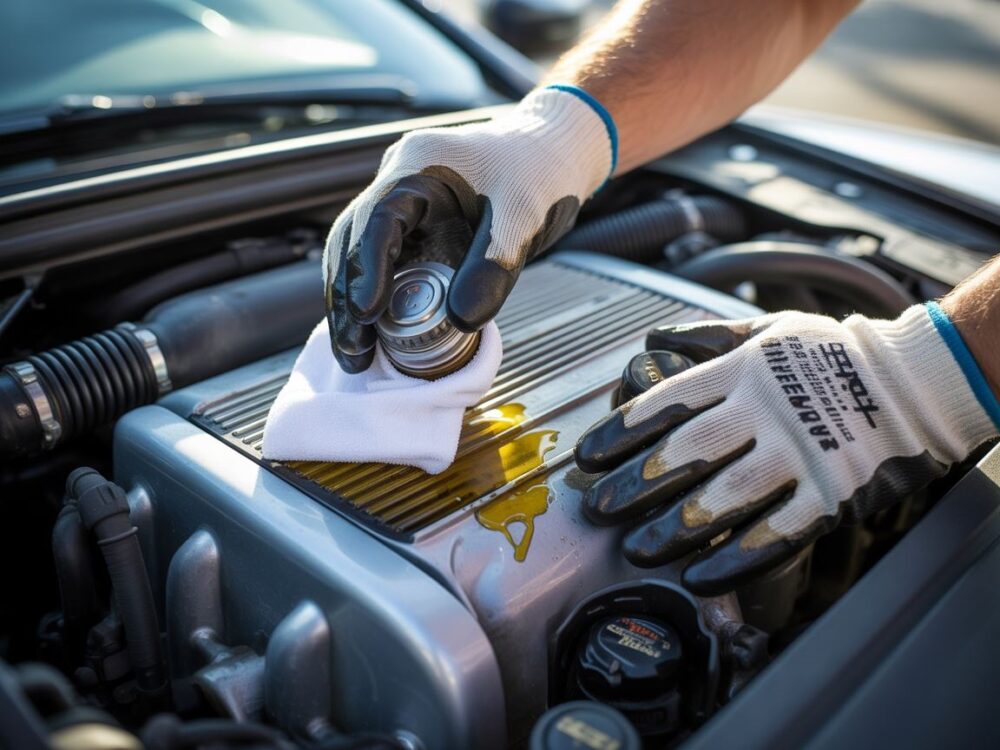 Pomiar oleju w aucie