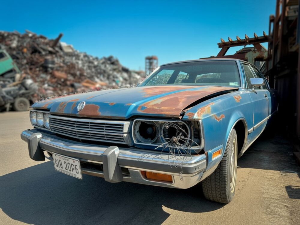 Praca na złomowisku