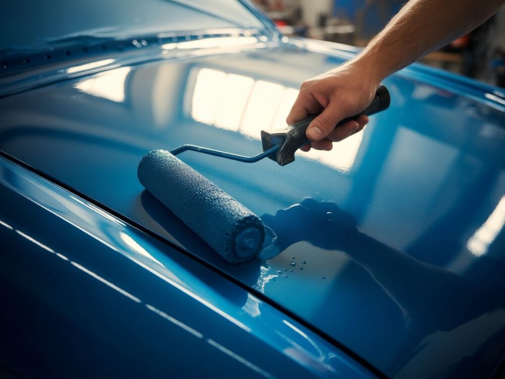 Proces odnawiania lakieru