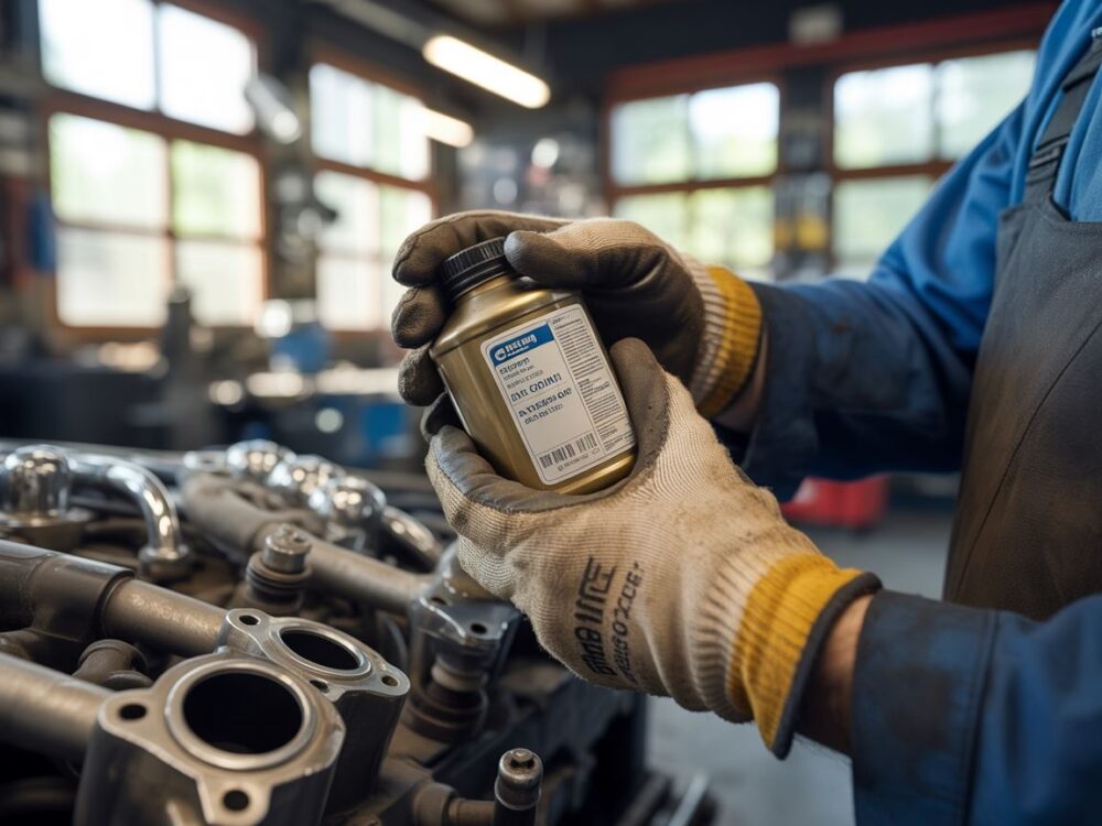 Proces płukania silnika