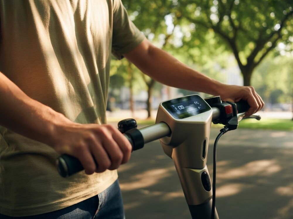 Przycisk start hulajnogi