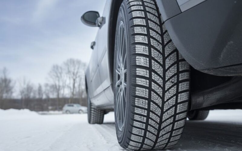 Przyczepność opony zimą
