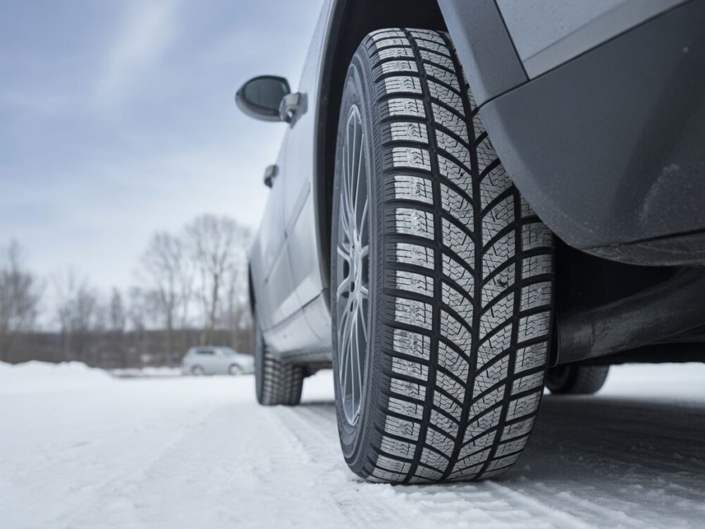 Przyczepność opony zimą