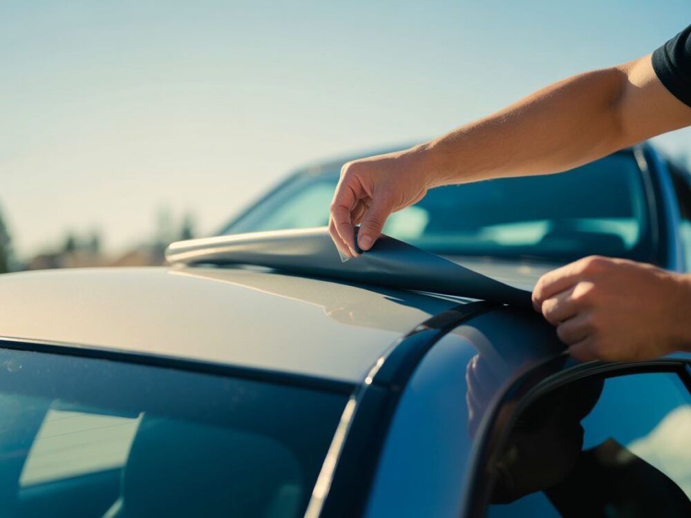 Ręczna aplikacja folii