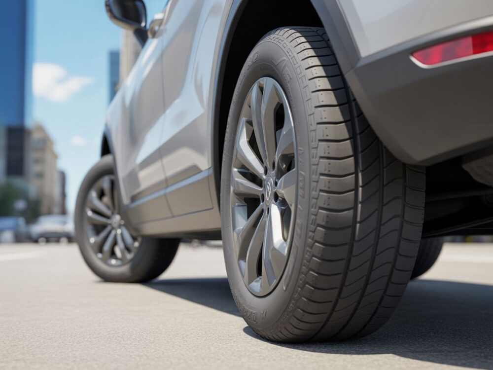 Różne opony przód tył