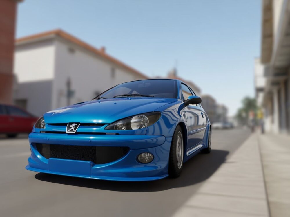 Sportowy Peugeot 206