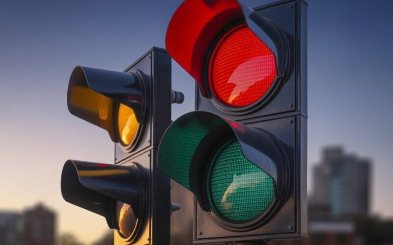 Sygnalizacja świetlna miasto