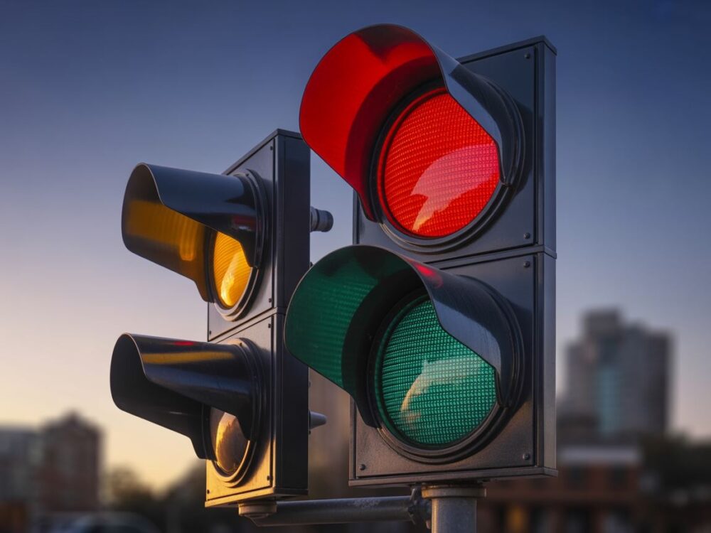 Sygnalizacja świetlna miasto