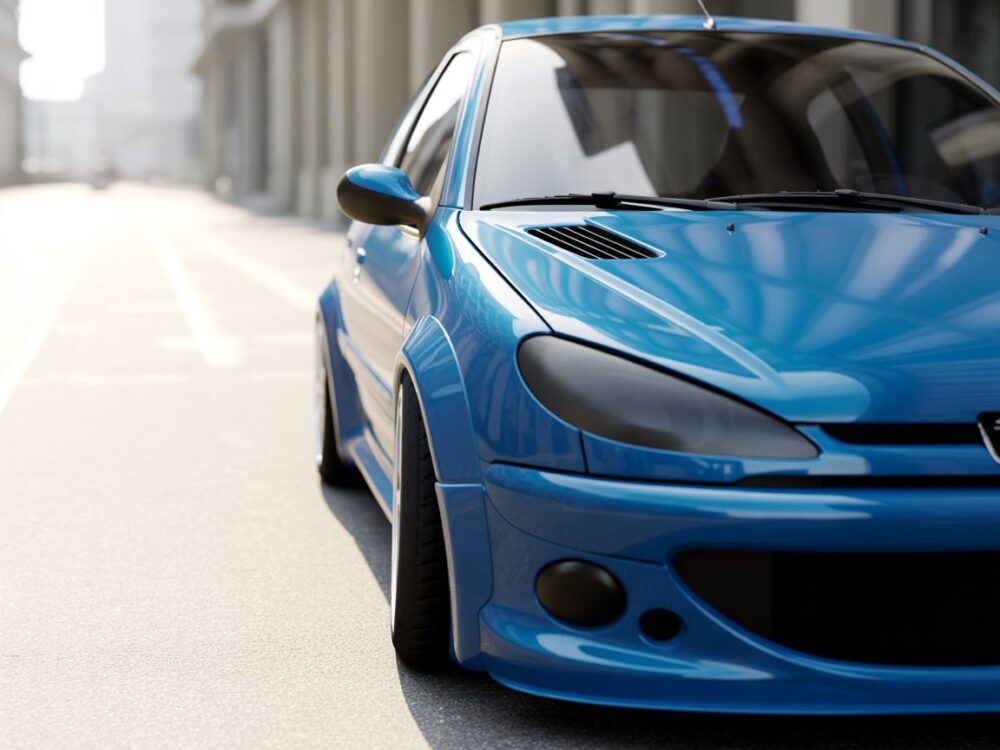 Tuningowany Peugeot 206