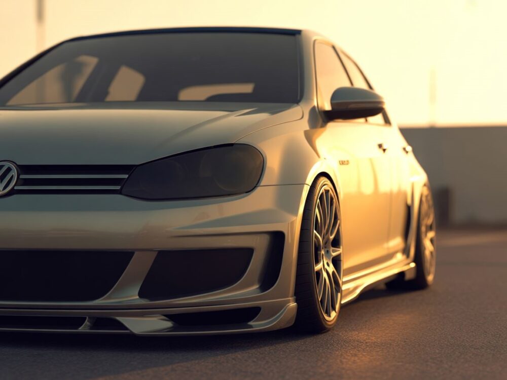 Tylny dyfuzor Golf 5