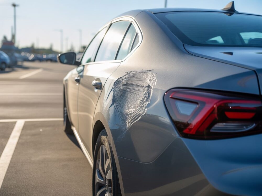 Uszkodzenie lakieru pojazdu