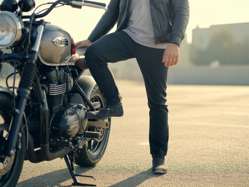 Wygodne siedzenie motocykla