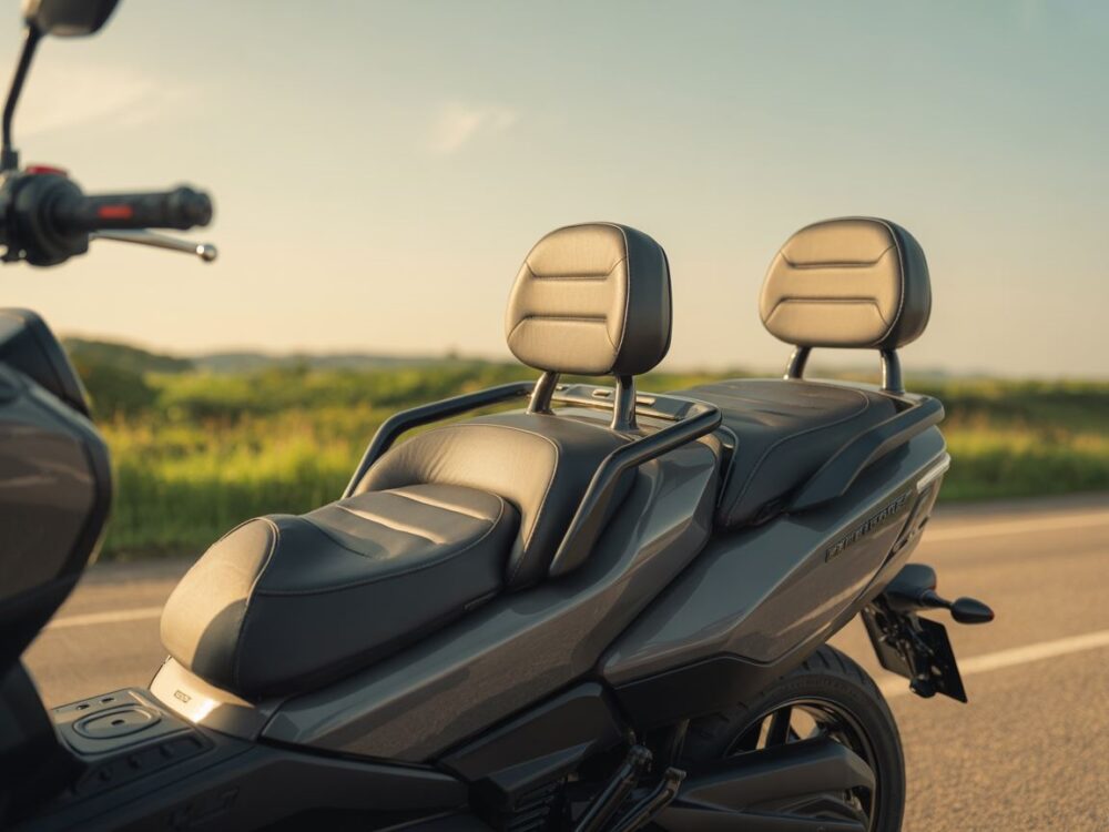 Wygodny motocykl dwuosobowy