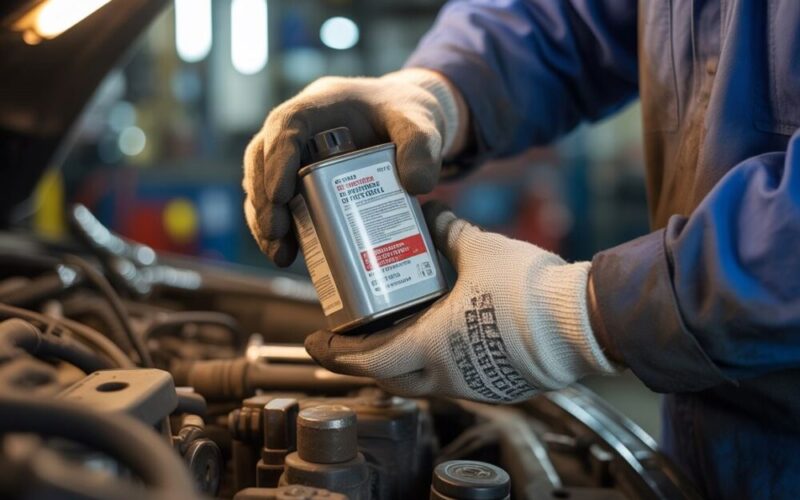 Wynik płukania silnika