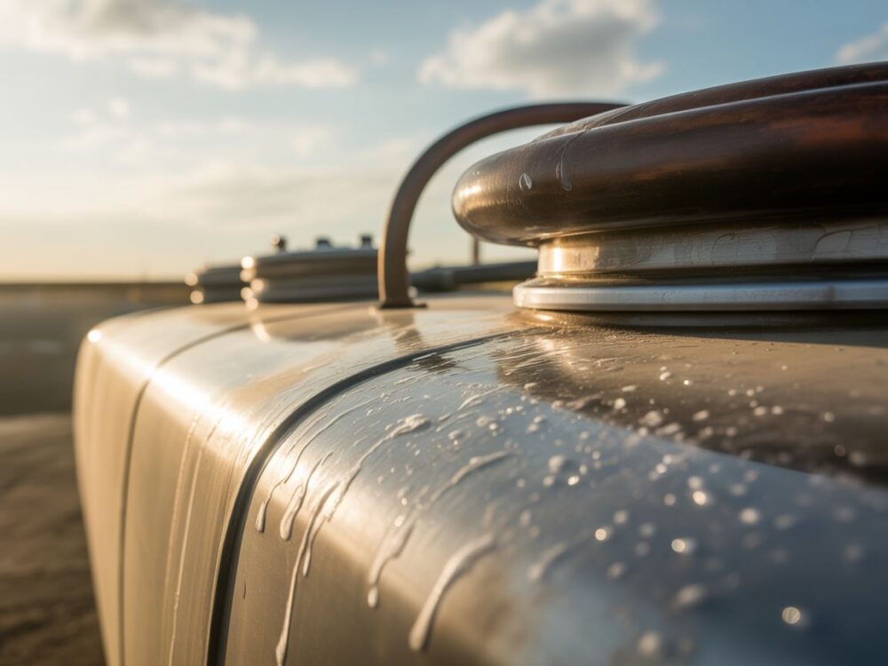 Zapowietrzony zbiornik paliwa