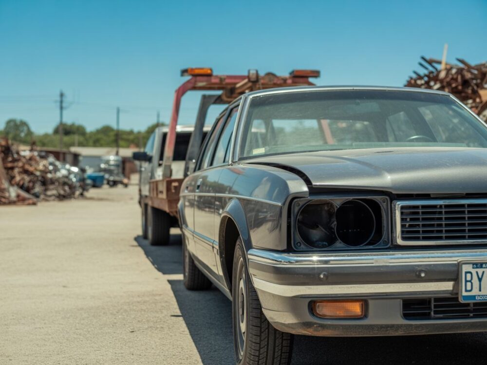 Zezłomowany samochód